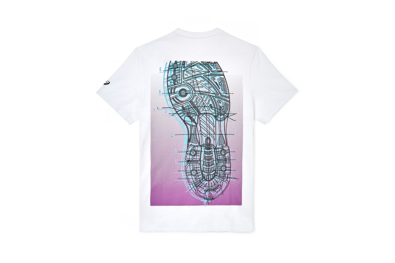 asics expert horror t-shirt capsule gel kinsei sneaker