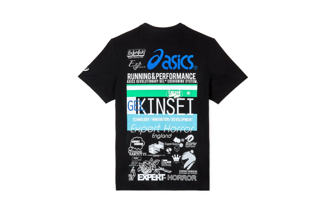 asics expert horror t-shirt capsule gel kinsei sneaker