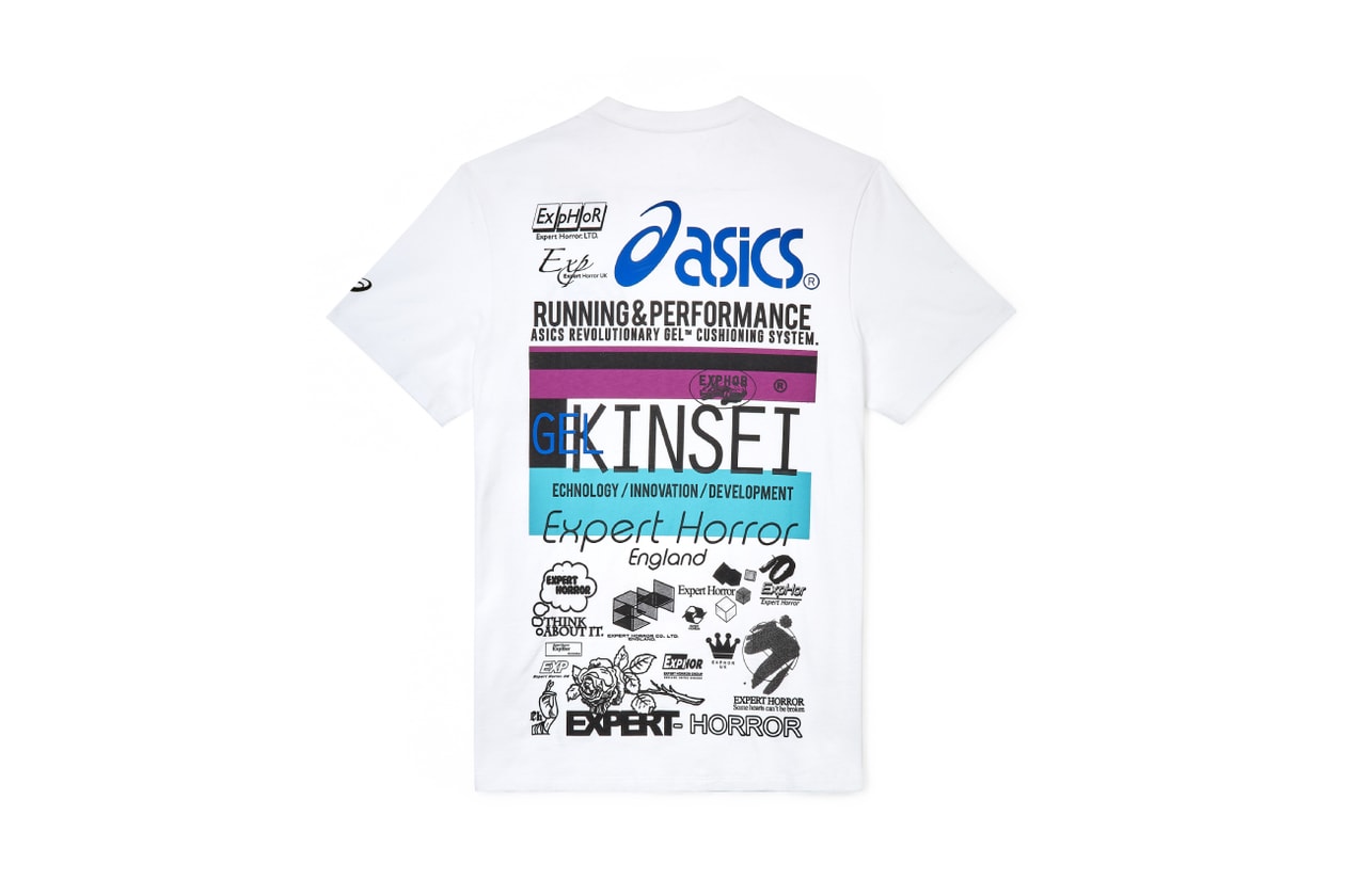 asics expert horror t-shirt capsule gel kinsei sneaker