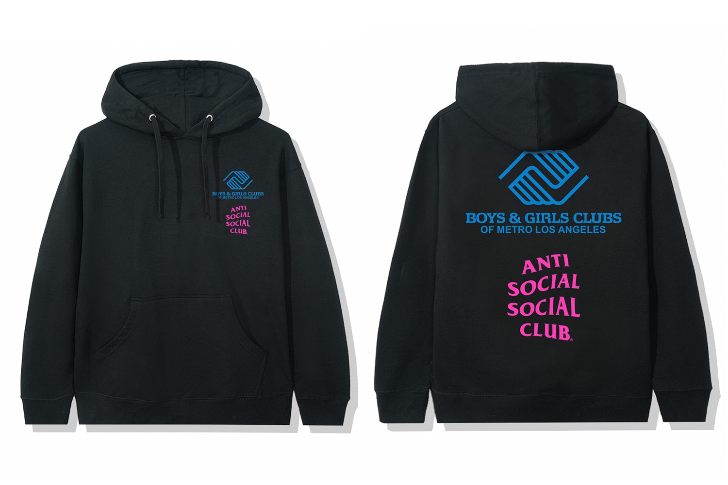 Anti Social Social Club Boys & Girls Clubs of Metro Los Angeles Capsule Release Info Buy Price Date T shirt Hoodie Cap