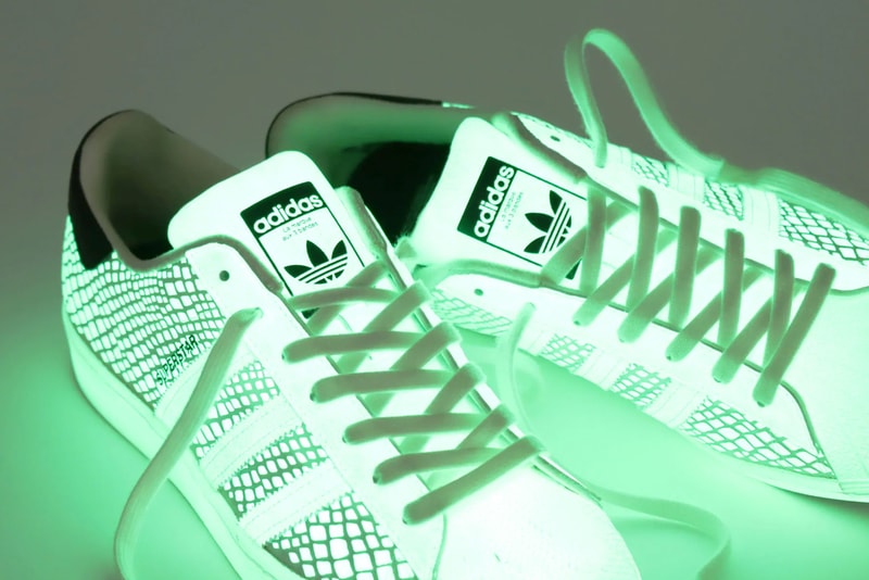 atmos adidas originals superstar g r snk reflective glow in the dark t shirt shorts official release date info photos price store list buying guide