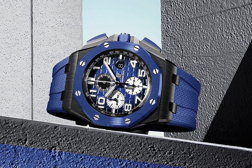 Audemars Piguet Royal Oak Offshore Chronograph Blue Green Info Hypebeast