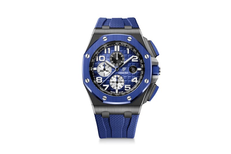 Audemars Piguet Royal Oak Offshore Chronograph Blue Green pink gold 26405CE.OO.A030CA.01 AP luxury swiss watch