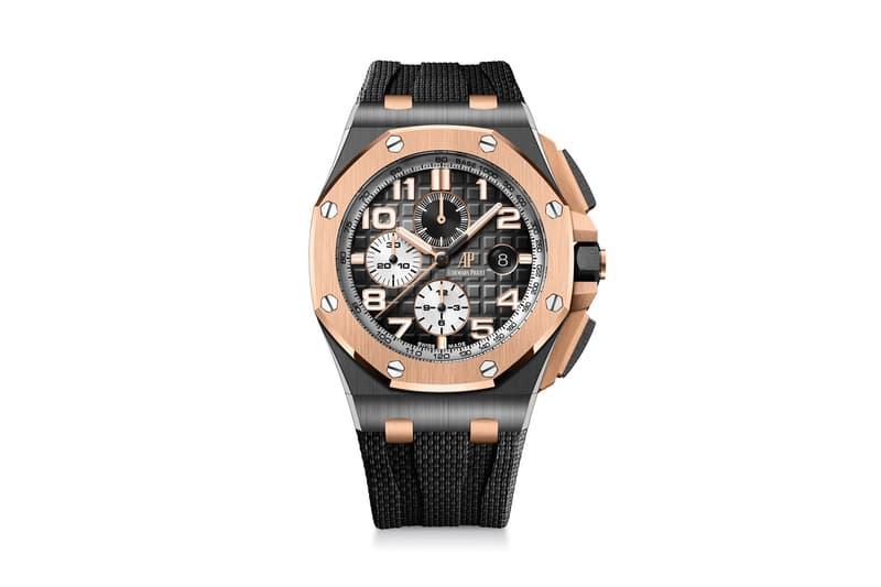 Audemars Piguet Royal Oak Offshore Chronograph Blue Green pink gold 26405CE.OO.A030CA.01 AP luxury swiss watch