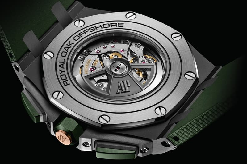Audemars Piguet Royal Oak Offshore Chronograph Blue Green pink gold 26405CE.OO.A030CA.01 AP luxury swiss watch