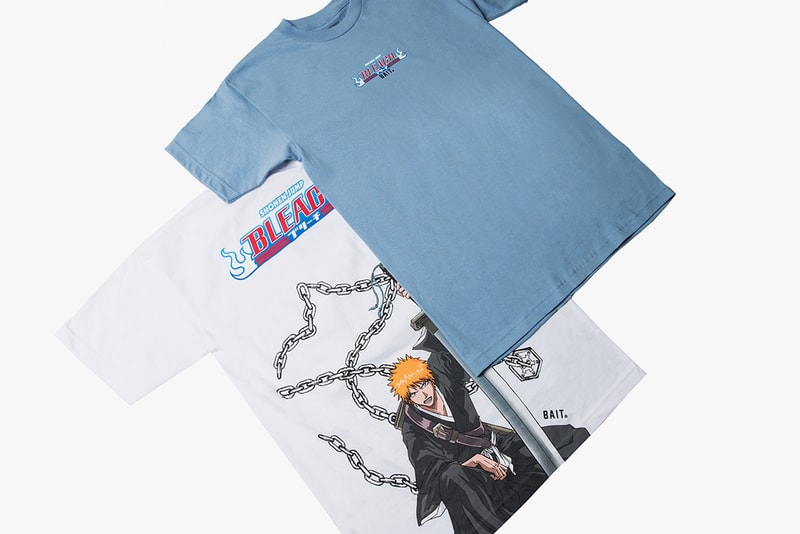 BAIT x 'Bleach' Capsule Collection Lookbook manga tite Kubo anime bankai soul society Ichigo Quincy Japan  