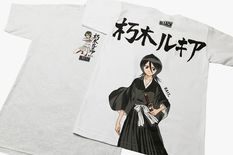 BAIT x 'Bleach' Capsule Collection Lookbook manga tite Kubo anime bankai soul society Ichigo Quincy Japan