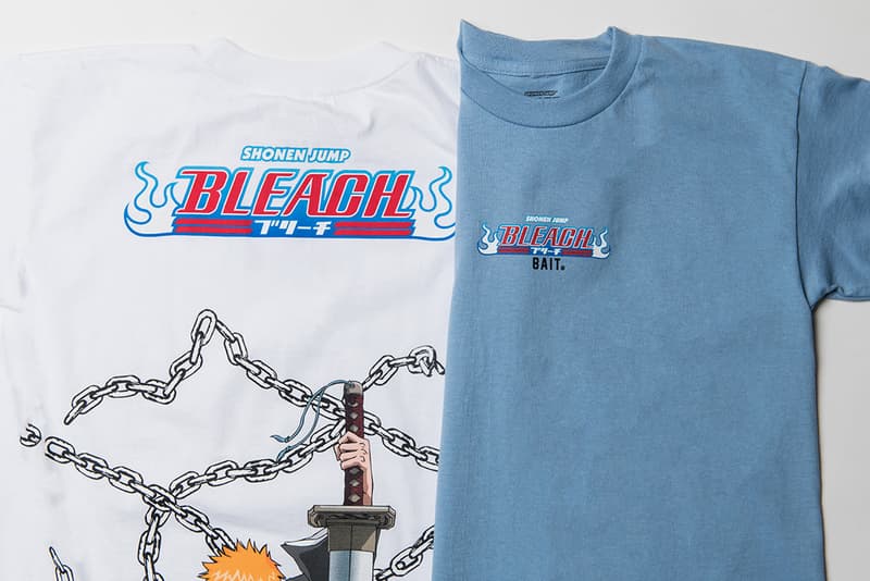 BAIT x 'Bleach' Capsule Collection Lookbook manga tite Kubo anime bankai soul society Ichigo Quincy Japan
