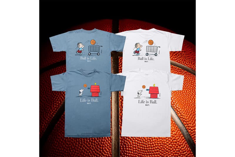 BAIT x Peanuts Basketball Collection NbA LAKERS basketball PEANUTS cartoon Charles M. Schulz