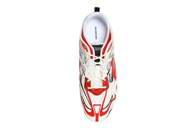 Balenciaga Drive Sneakers White Red 72I OFY002 menswear streetwear spring summer 2020 collection shoes sneakers trainers runners kicks