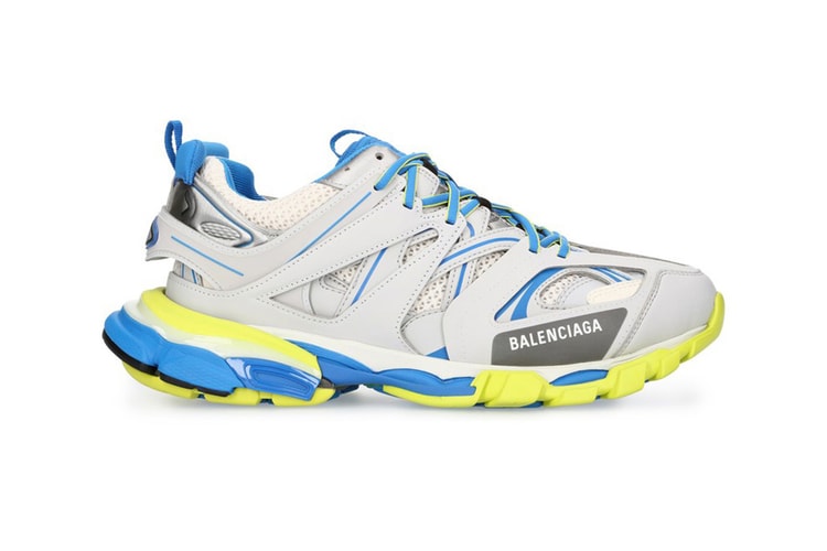 Balenciaga's Track Sneaker Lands in a Crisp Grey and Blue Colorway