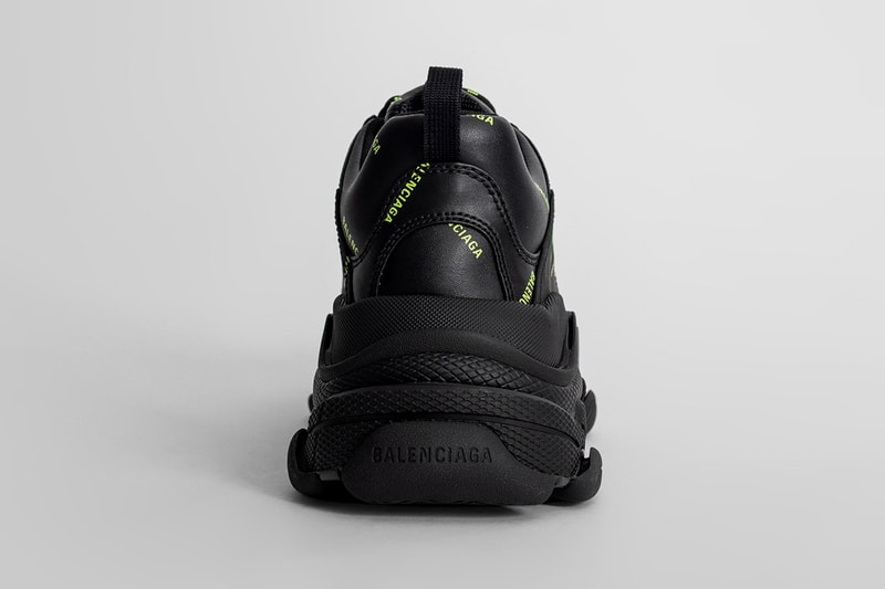 balenciaga triple s chunky sneaker dad shoe red black neon green official release date info photos price store list buying guide