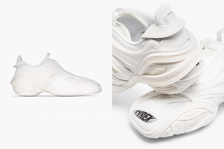 Balenciaga's Futuristic Tyrex Sneaker Gets Dressed in "Triple White"