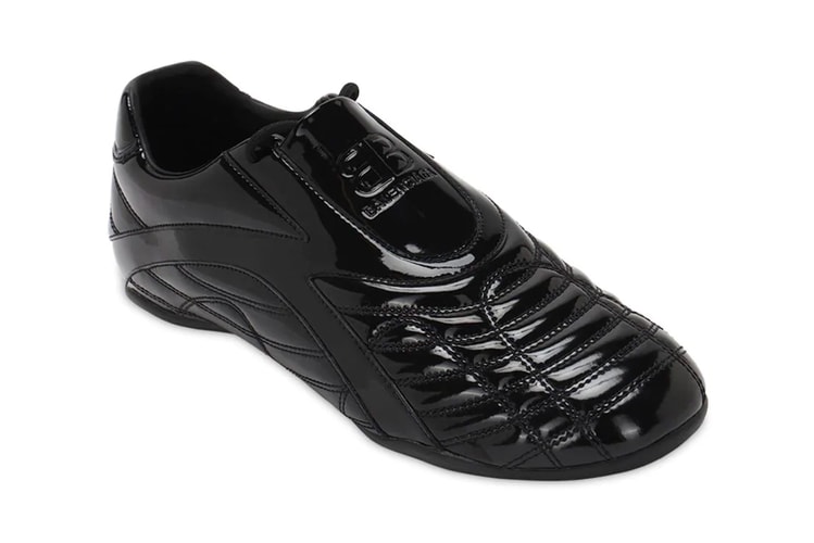Balenciaga Drops Glossy Triple Black Zen Taekwondo Sneakers