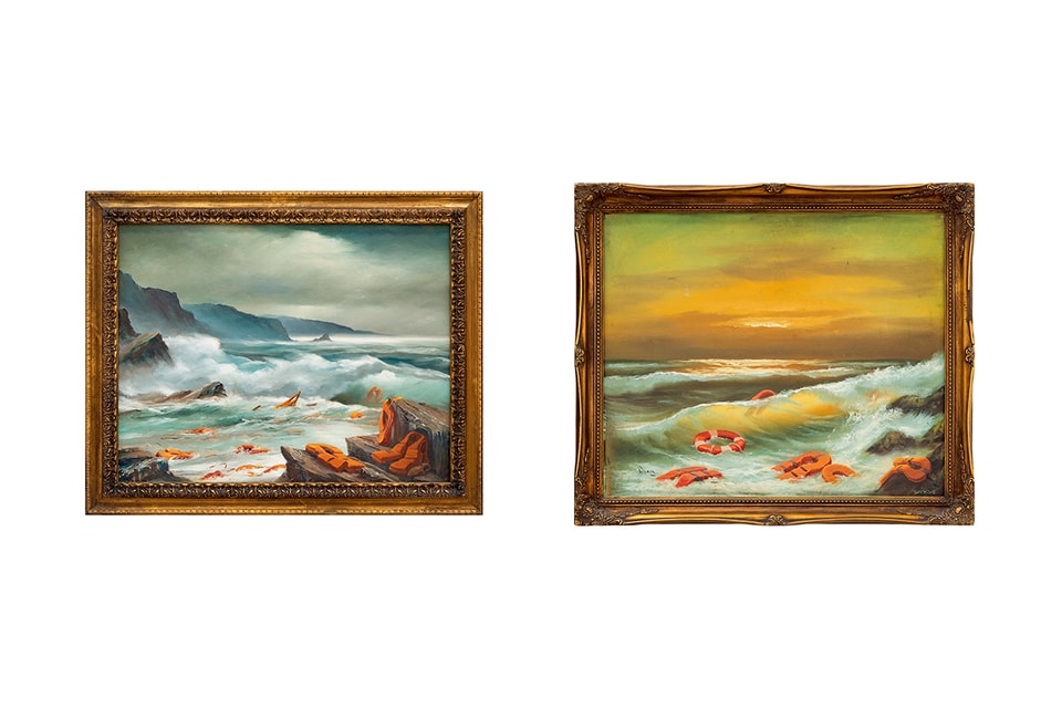 Banksy's Mediterranean Sea View 2017 on Sotheby's charity sale