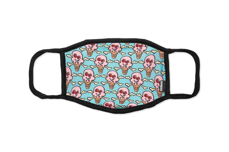Billionaire Boys Club Face Mask ice cream bbc pharrell williams covid 19 coronavirus menswear streetwear hygiene social distancing dog grin shaking moving black yellow red orange blue turquoise pastel