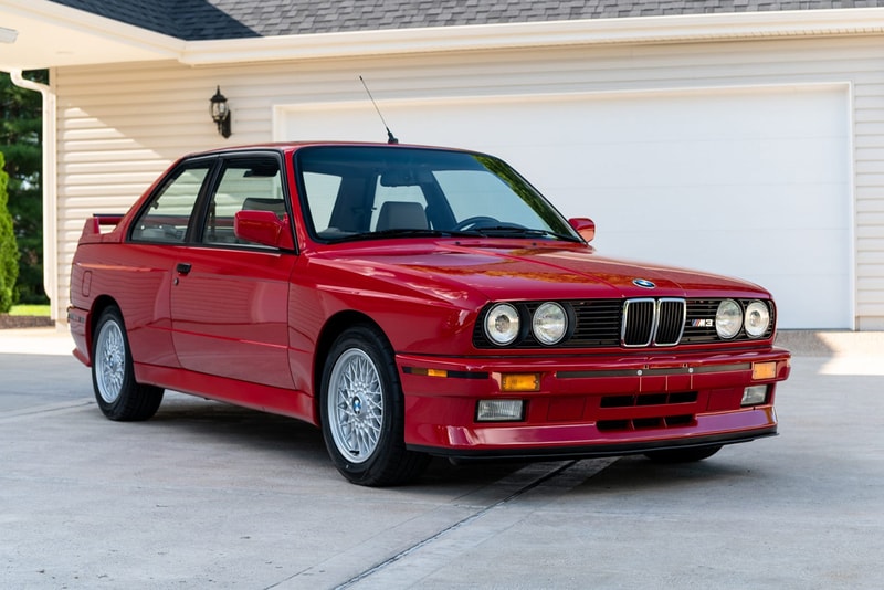 BMW M3 E30 1988 Red 8k Miles in Collector Condition Zinnoberot Bring a Trailer Auction Live $75,000