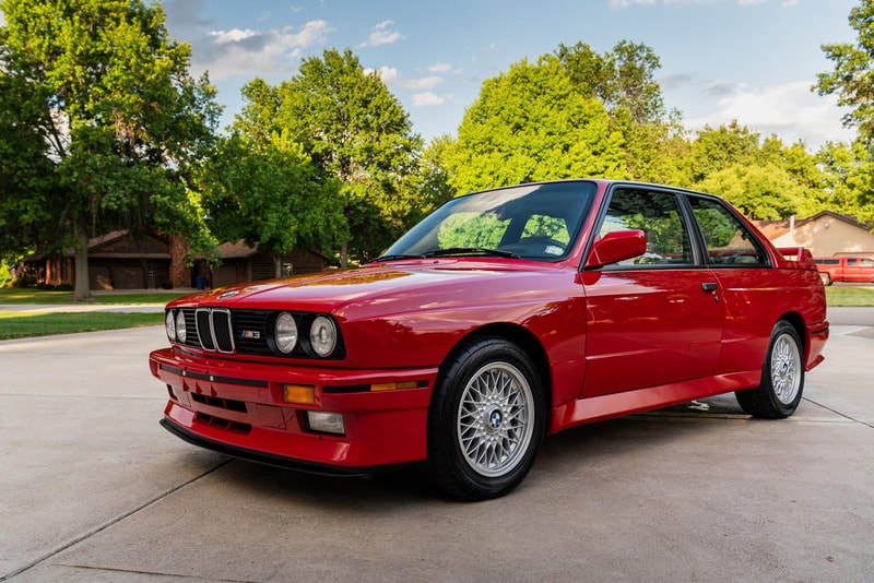BMW M3 E30 1988 Red 8k Miles in Collector Condition Zinnoberot Bring a Trailer Auction Live $75,000