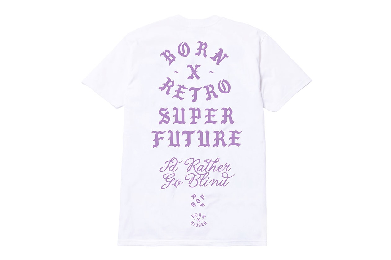 BornxRaised x RETROSUPERFUTURE Sunglasses, Tees roma t shirts collaboration collection 