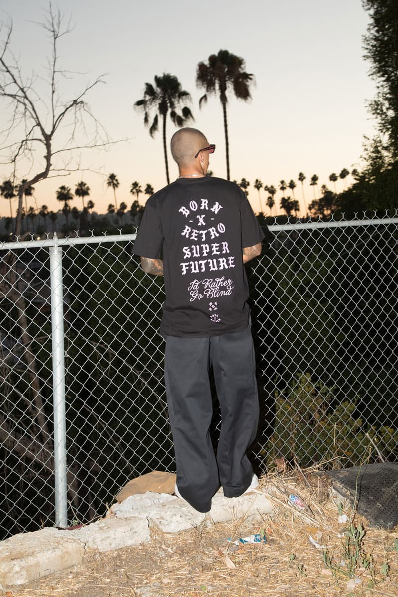 BornxRaised x RETROSUPERFUTURE Sunglasses, Tees roma t shirts collaboration collection