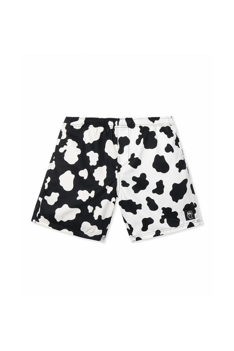 Brain Dead Cow Print Cushion Shorts Drop Date Release Information Closer Look Summer Collection Homeware Nuclear Head Assisted Living™ Made in U.S.A. Contrast Print SS20 Kyle Ng