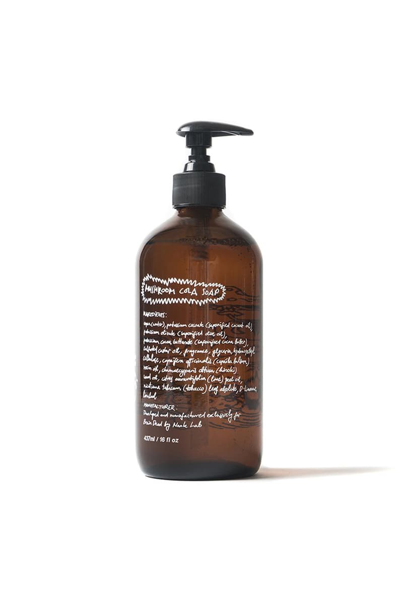 Braindead Shroom Cola Unisex Perfume Fragrance Hand Soap Maak Lab Kogan Cult Artwork Kyle Ng Mushroom Woody Notes Glass Bottle Beeswax Lid Release Information Lifestyle Luxury Goods Self Care Cleaning Sanitizer