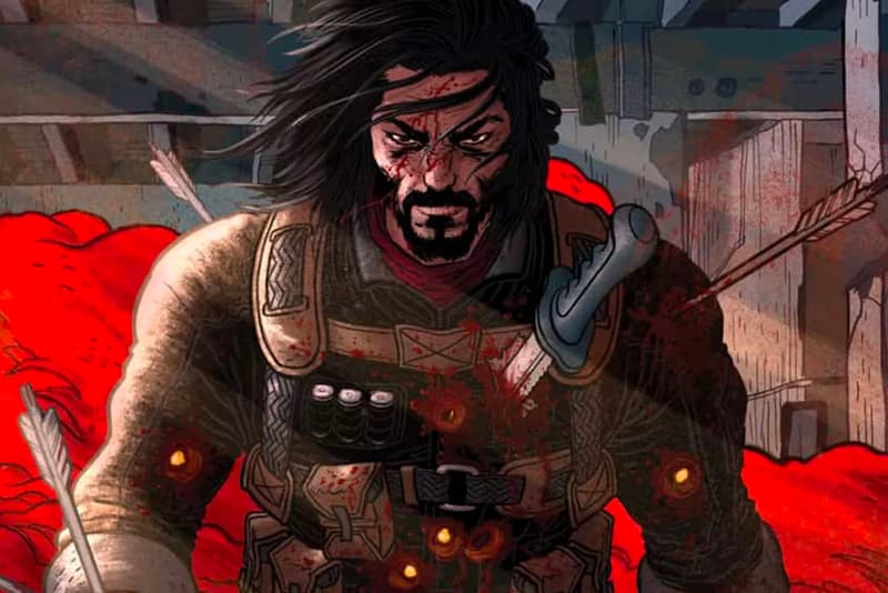 Keanu Reeves 'BRZRKR' Comic Book Series Launch Alessandro Vitti Matt Kindt Netflix movies comics blood gore violence