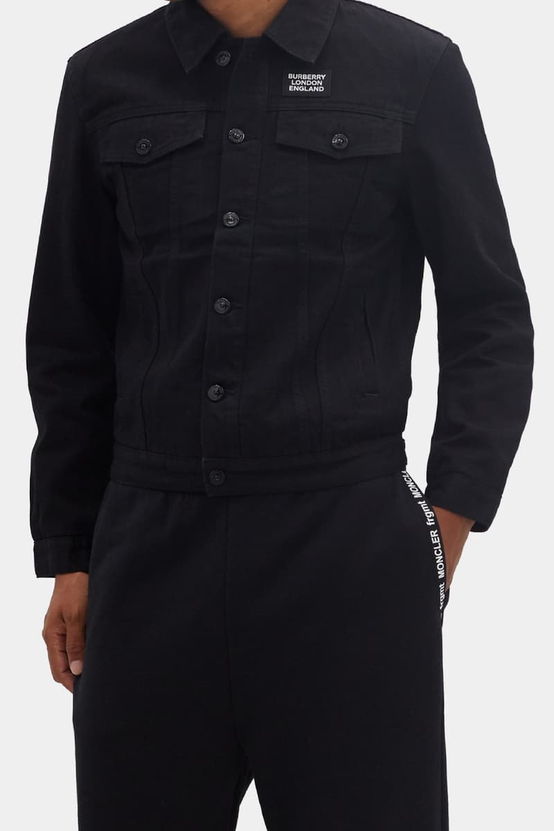 Burberry Satchwell Logo Print Denim Jacket Hypebeast