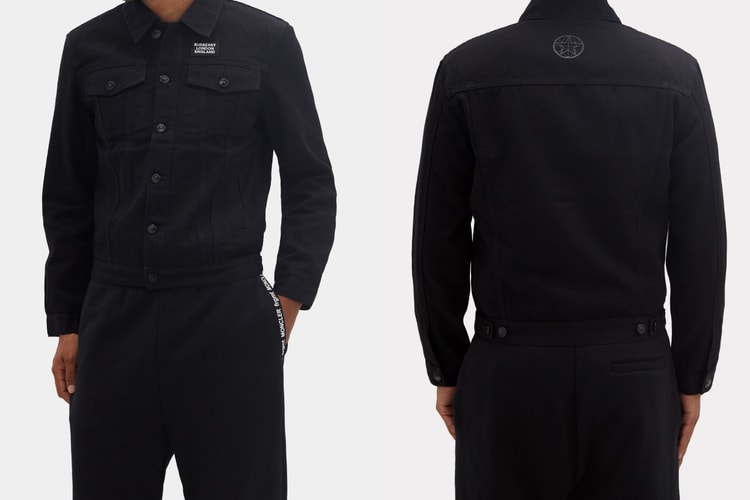 Burberry Drops All-Black Satchwell Denim Jacket