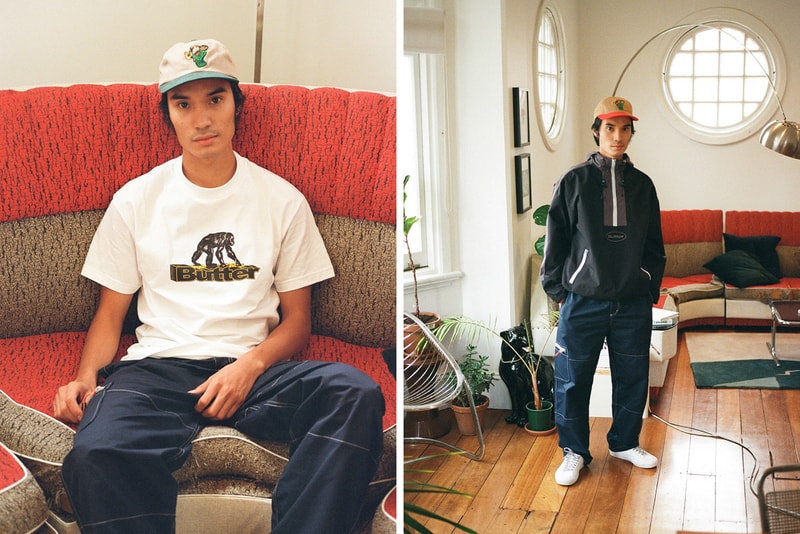Butter Goods Q2 2020 Collection Lookbook t-shirts hoodies cargo pants pullovers plaid color block beanies 6-panel cap saxophone player second delivery