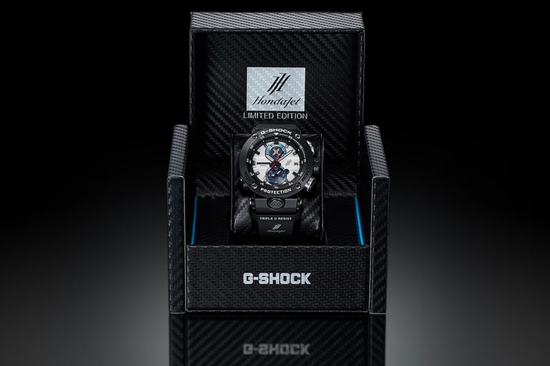 Casio G Shock HondaJet GWR B1000HJ watches menswear streetwear spring summer 2020 collection honda aircraft company HA 420 twin engine