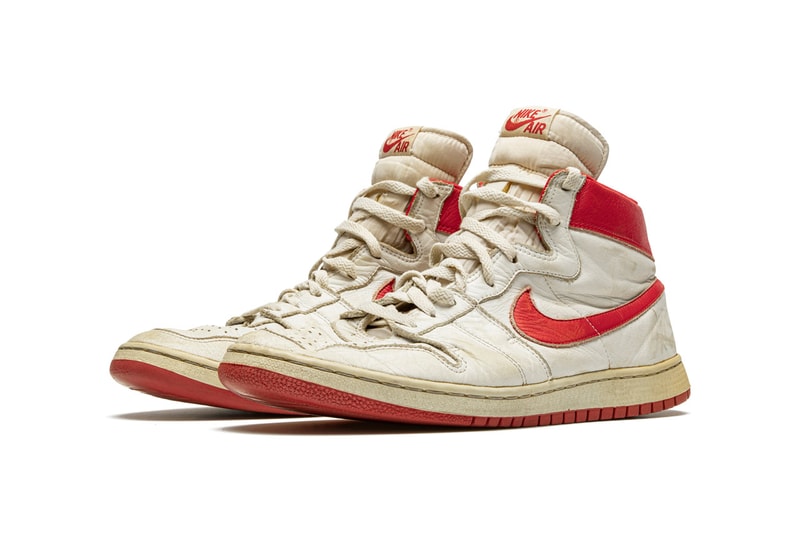Christie's and Stadium Goods Jordan Sneaker Auction michael jordan Air Jordan 14 “Chicago" practice-worn Air Jordan 7 “Olympic” Player Exclusive game-worn Air Ship