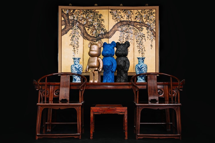 CLOT and Nike Reveal a 1000% "Black Silk" Medicom Toy BE@RBRICK