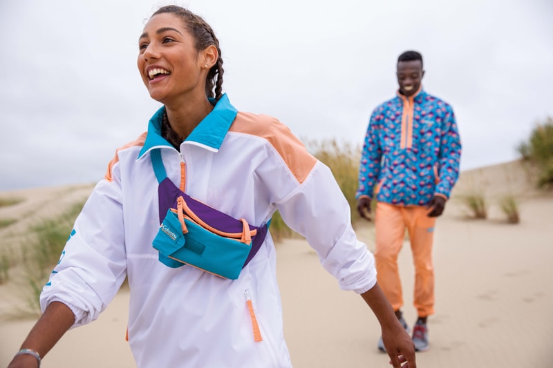 columbia icons collection vintage retro inspired archive pop colors outerwear