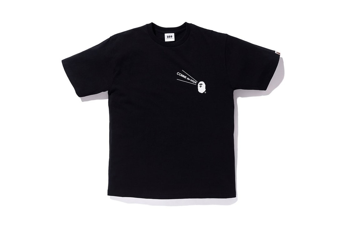 COMME des GARÇONS x BAPE Osaka Store Collaboration collection tee shirts release date info buy july 23 shop 