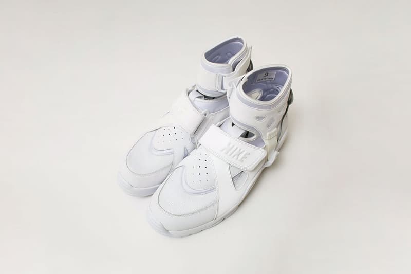 COMME des GARÇONS x Nike Air Carnivore Collaboration homme plus japan release date info buy april 2021 colorway 3m reflective high top mid runway