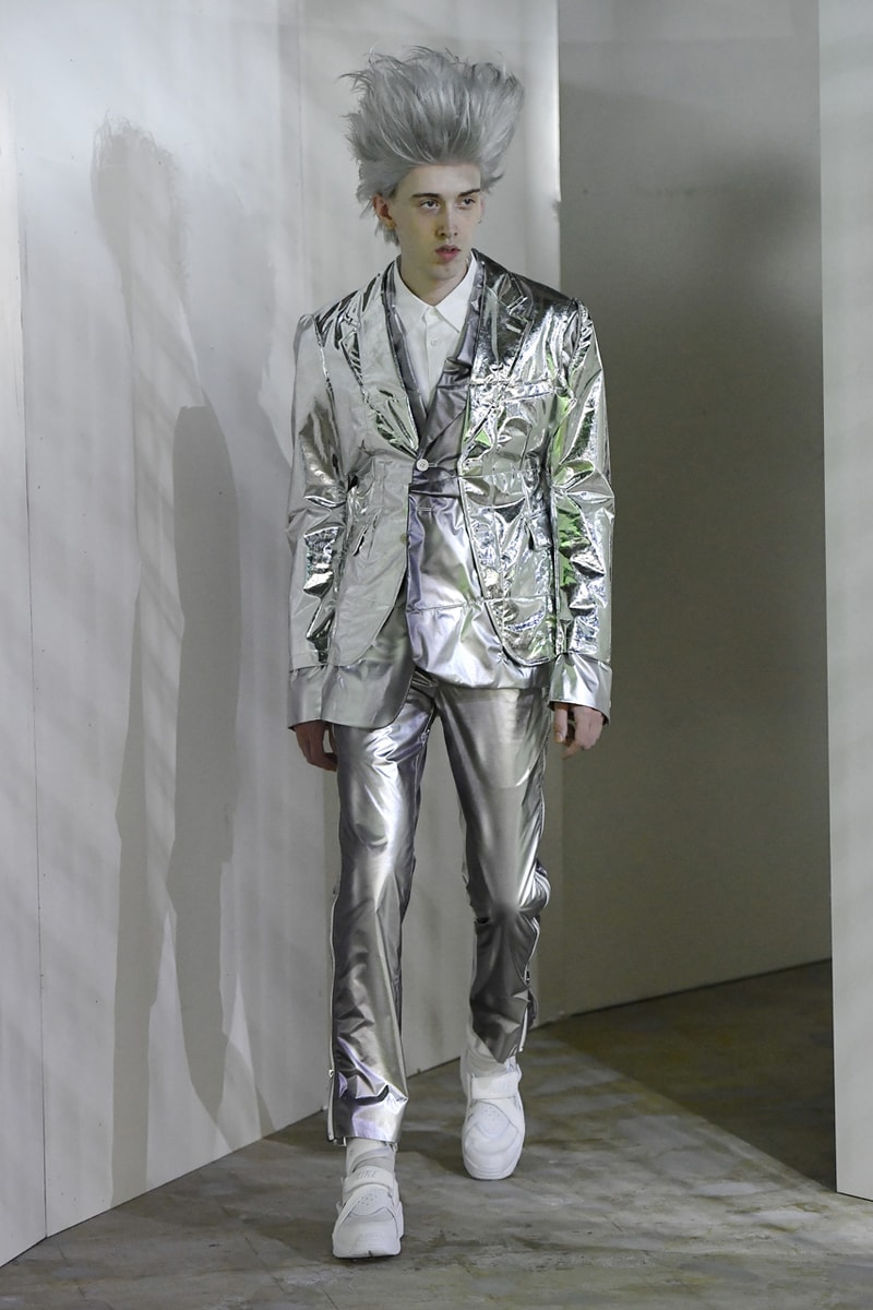 COMME des GARÇONS SS21 Collection, Nike Air Carnivore spring summer 2021 metal outlaw alberto bitar collaboration runway show presentation
