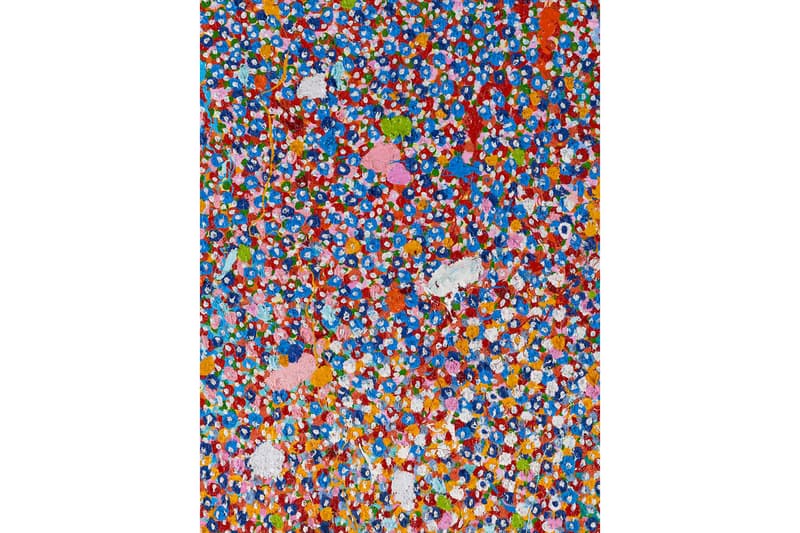 Damien Hirst 'Veil of Hidden Meaning' Spotlight 48 hours abstract paint layers canvas Gagosian gallery