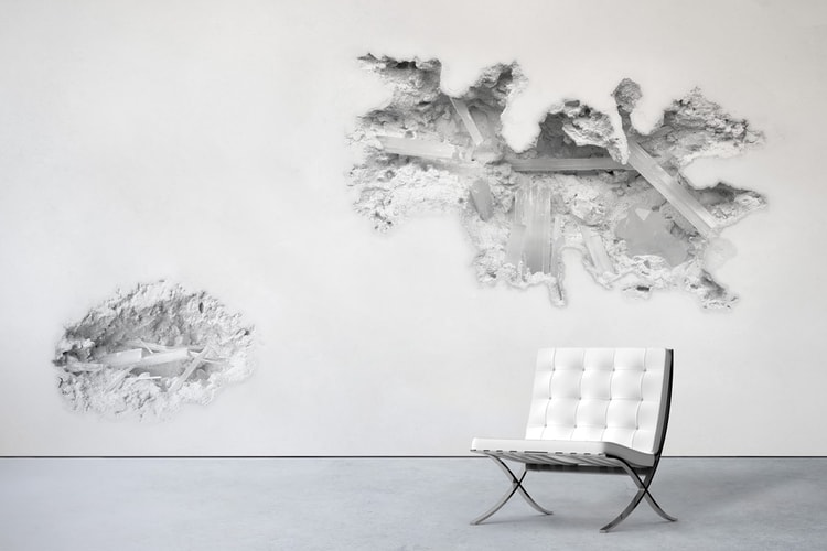 Erode Your Walls at Home With Daniel Arsham's Calico Wallpaper Collaboration