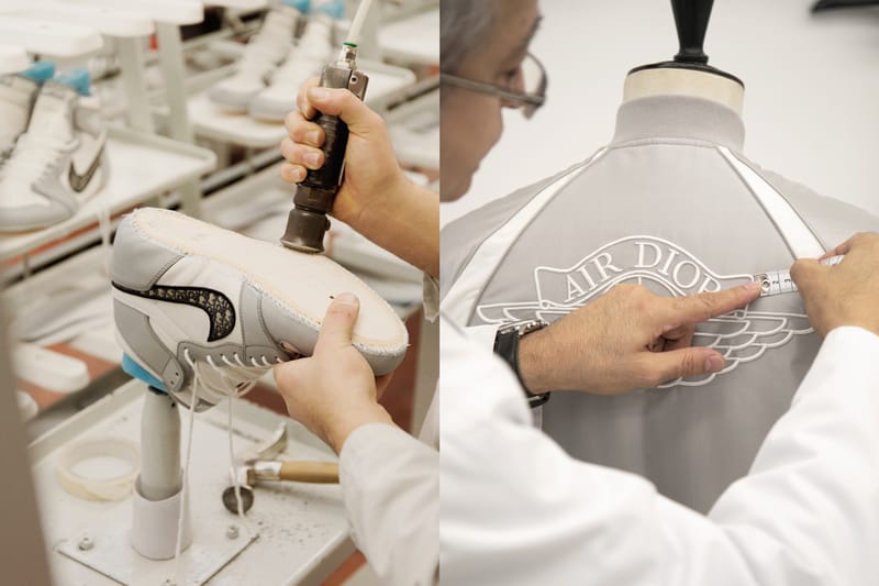 Exclusive Look at the Making of Dior and Jordan Brand's "Air Dior" Capsule