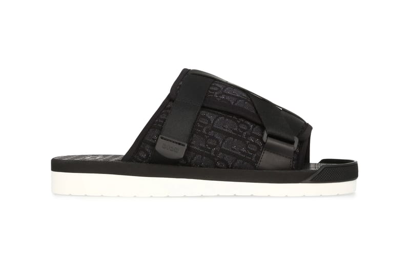 Dior Alpha Sandal Black Dior Oblique Jacquard | DIOR