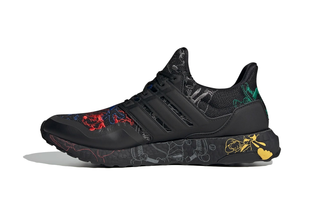 disney adidas originals ultraboost dna goofy core black grey blue yellow red green fv6050 cloud white fv6049 official release date info photos price store list buying guide