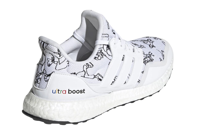 disney adidas originals running ultraboost dna goofy white black fv6049 official release date info photos price store list buying guide