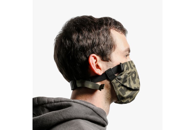 Aaron De La Cruz x DSPTCH Face Mask Release special edition single strap ArtEsteem Border Kindness green black cotton bandana style face covering