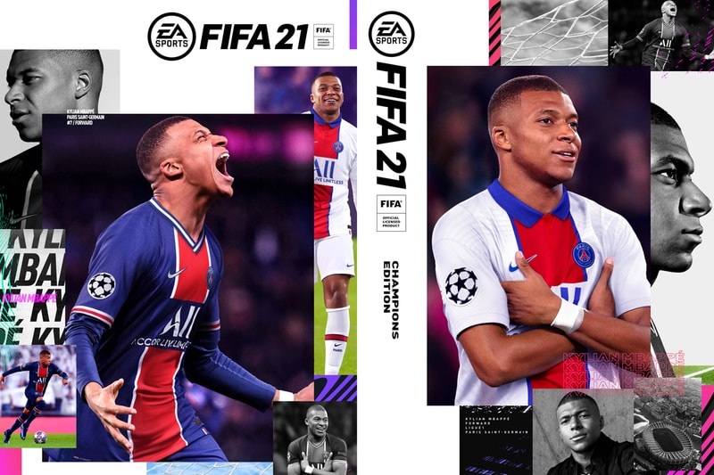 Mbappé, do PSG, está na capa de FIFA 21