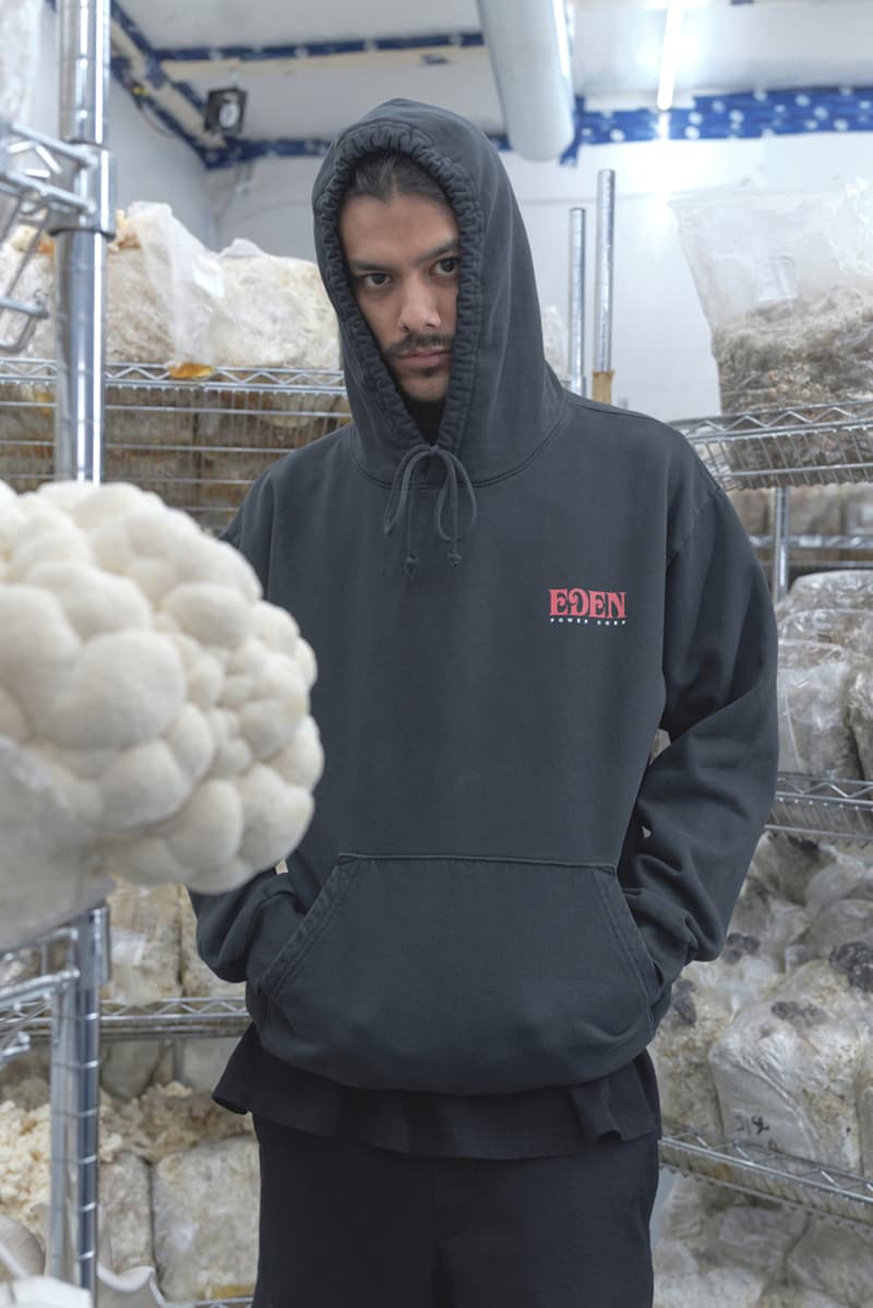 EDEN Power Corp "Mycelium Research & Development" Lookbook collection spring summer 2021 ss21 wretched flowers mushroom crying clover candles