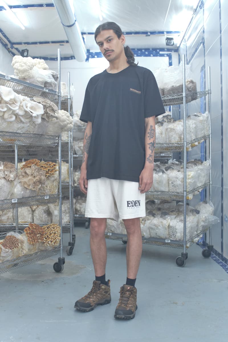 EDEN Power Corp "Mycelium Research & Development" Lookbook collection spring summer 2021 ss21 wretched flowers mushroom crying clover candles