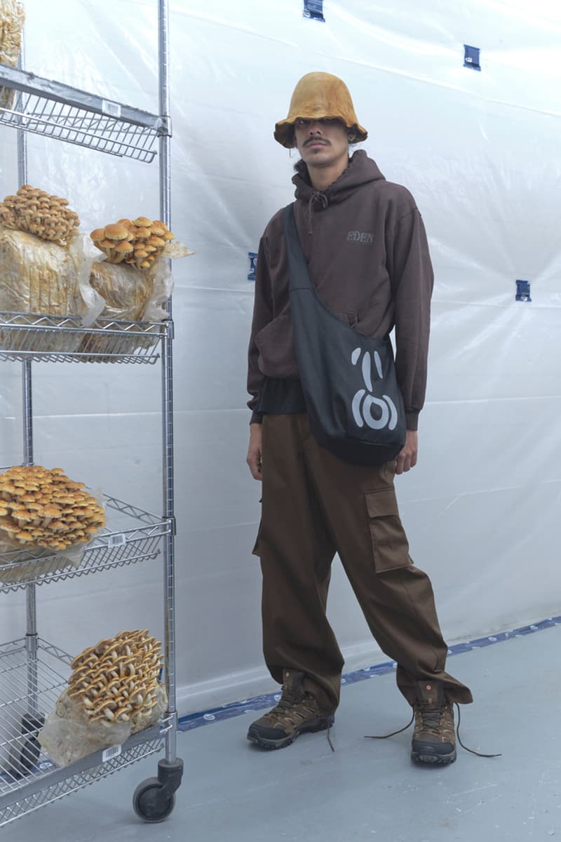 EDEN Power Corp "Mycelium Research & Development" Lookbook collection spring summer 2021 ss21 wretched flowers mushroom crying clover candles