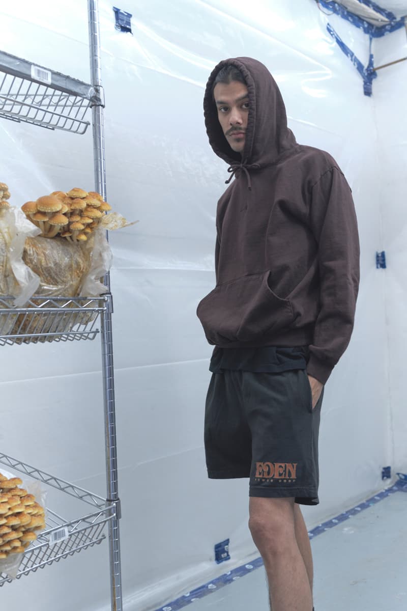 EDEN Power Corp "Mycelium Research & Development" Lookbook collection spring summer 2021 ss21 wretched flowers mushroom crying clover candles