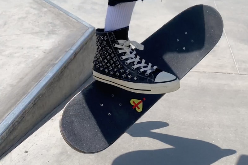 Erik Arteaga Skates Chrome Hearts Converse Chuck Taylor All Star Burberry.erry Video